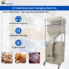 Automatic 10 to 1000 Grams Dual Head Granule Packaging Machine – High-Speed Double Head Pouch Packing Machine for Sugar, Rice & Seeds