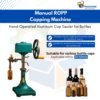 Manual ROPP Capping Machine for Bottles – Efficient Aluminum Cap Sealing Solution