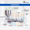 Automatic Paste Filling Machine 10 to 100 ML – High-Precision Liquid & Paste Filling Machine for Cream, Gel & Sauce