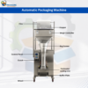 Automatic 10 to 1000 Grams Dual Head Granule Packaging Machine – High-Speed Double Head Pouch Packing Machine for Sugar, Rice & Seeds