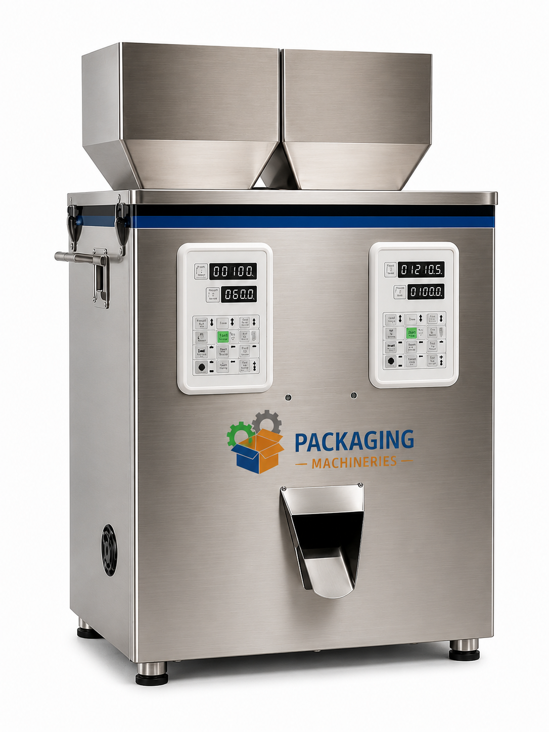 2 Head 10 to 100 Grams Granule Filling Machine – Automatic Dual Head Granule Weighing and Packing Machine