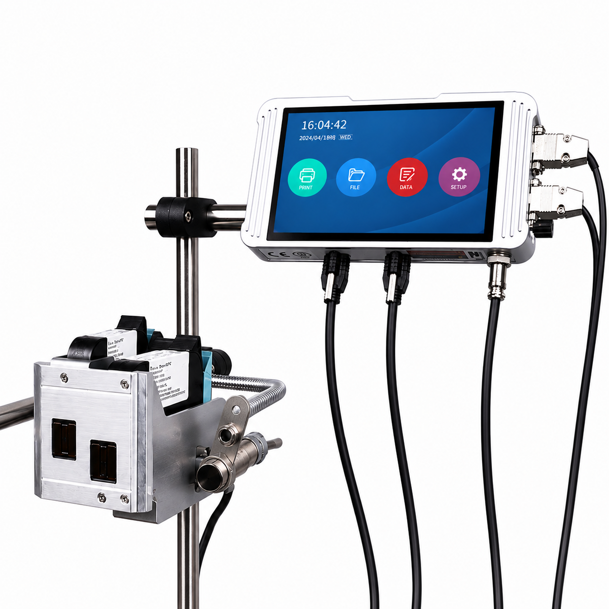2 Head Batch Coding Printer – Dual Head Industrial Inkjet Coding Machine