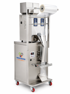 Automatic 1 to 100 Gram Dual Head Granule Packaging Machine – High-Speed Double Head Sachet Packing Machine
