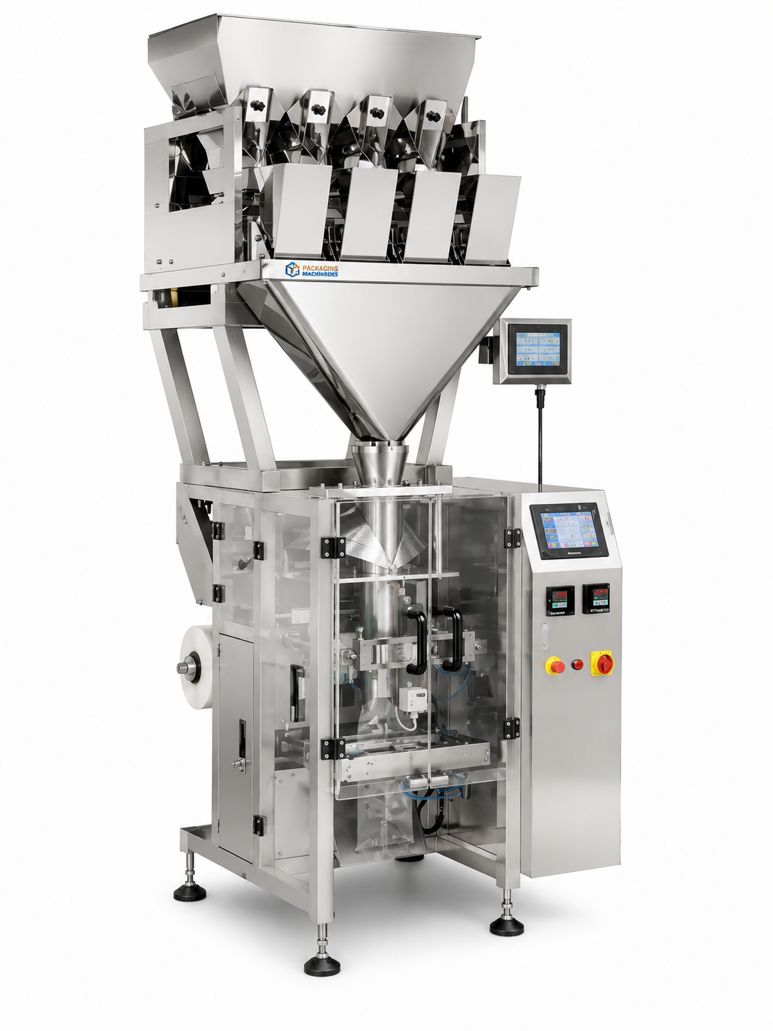 Automatic 10 to 1000g 4 Head Granule Packaging Machine for ultra-fast, accurate, and high-volume packing of sugar, seeds, tea, and spices. Ideal for industrial production.