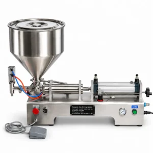 Pneumatic Paste Filling Machine Single Head (10 to 100 ML) – Semi Automatic Cream & Paste Filling Machine