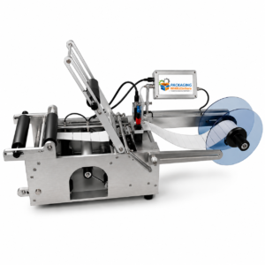 Semi Automatic Labelling Machine with Printer – Label Applicator with Batch Coding & Printing System