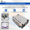 Pre-Cut Film Manual Overwrapping Machine – Compact Carton Wrapping Machine for Professional Packaging